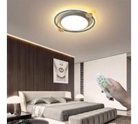 LXYST Dimmable Compatible with Bedroom Indoor 38W Led Smart Round Ceiling Light Lamp Home Office Decorative Metal,Lamps for Living Room