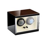 LXYST Double Automatic Metal Frame Extremely Silent 5 Rotation Modes Carbon Fiber Leather Pillows ed by Motor Display Case Box Watch Winder