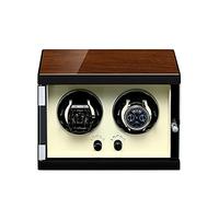 LXYST Double Automatic Shaker Quiet Motor 5 Rotation Mode Setting Carbon Fiber Leather Included for Women's and Men's Watches Watch Winder