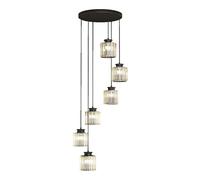 LXYST Duplex Long Chandelier Living Room Villa Staircase Lights - Personality Crystal Lamps and Lanterns, Chandelier(D100cm)