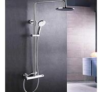 LXYST Environmentally-Friendly Thermostatic Solar-Powered Intelligent Constant Temperature Rain Set Shower Faucet Fixed Showerheads
