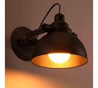 LXYST European and American Lamp in Sconces Loft Retro Industrial Wind Iron Pot Lid Adjustable Wall Light, Chandelier