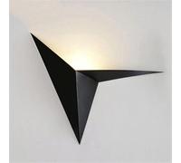 LXYST European LED Lights Iron Art Triangle Lamp Postmodern Bedroom Bedside Guest Room Before The Mirror Wall Chandelier(Onecolor,Warm Light)