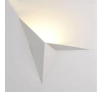 LXYST European LED Lights Iron Art Triangle Lamp Postmodern Bedroom Bedside Guest Room Before The Mirror Wall Chandelier(,Warm Light)