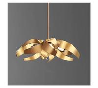 LXYST Fashion Home Decor LED Lights Chandelier Living Room Lamps Restaurant Chandeliers Indoor Lighting(Color:Black,Size:85CM)