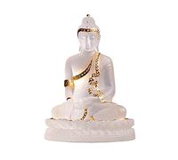 LXYST Feng Shui Table Home Offering Statue Glass Handicrafts Tabletop Ornaments Gift Collection Buddha Decoration