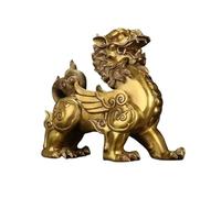 LXYST Feng Shui Table Statue Chinese Desktop Wealth Ornament Upscale Living Room Wine Cooler Home Decorations Office Housewarming Business Gifts Buddha Decoration (Color Left, Size : L)