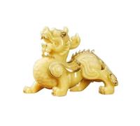 LXYST Feng Shui Table Statue Creative Ornaments Living Room Office Fortune-Making Decorative Crafts Opening Gift Bookshelf Wine Cabinet Decorations Buddha Decoration Color Yellow Size :