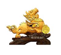 LXYST Feng Shui Table Statue Fengshui Ornaments Zhaocai Decorations Attracting Wealth Good Luck Office and Furnishings Buddha Decoration (Size 1)