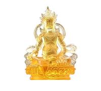 LXYST Feng Shui Table Statue Glazed Flower God of Wealth Entrance Ornaments Zen Indoor Living Room Sculpture Buddha Decoration (Color : D)