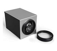 LXYST for Aluminum Alloy Display Deluxe Silent Motor Antimagnetic Wood Box 2 Supply Mode-18.5×11.2×11.4CM (Silver) Watch Winder