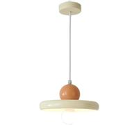LXYST French Style Chandelier Creative Flying Saucer Artistic Iron Lampshade Pendant Lamp E27 Restaurant Ceiling Light for Kitchen Island Dining Room Bedroom Hallway Bar