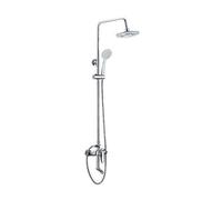 LXYST Full Copper Set Turbocharging Wall Type Can Lift Shower Column Waterfall Watermodern Quality Guarantee Home Decoration