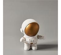 LXYST Furnishing Crafts Home Figurines Desk Decoration Astronaut Ornament Flat Back Resin Miniature Living Room Sculpture (Type : Clear)