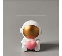 LXYST Furnishing Crafts Home Figurines Desk Decoration Astronaut Ornament Flat Back Resin Miniature Living Room Sculpture (Type : Dark Khaki)