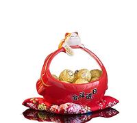 LXYST Furnishing Crafts Lucky Cat Miniature Figurine Sundries Storage Box Home Decor Maneki Neko Ornament Feng Shui Living Room Sculpture