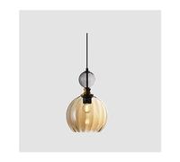 LXYST Glass Led Pendant Lights Restaurant Bar Coffee Tables Designer Chandelier Home Decoration Hanging Light Fixture, Chandelier(B)