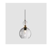 LXYST Glass Led Pendant Lights Restaurant Bar Coffee Tables Designer Chandelier Home Decoration Hanging Light Fixture, Chandelier(C)