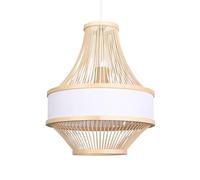 LXYST Handmade Rattan Pendant Light for Kitchen Dining Room Bedroom Living Room Bar