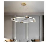 LXYST Hardware Acrylic Gold Chandelier for Bedroom, Dining Living Room and Other Home Decoration(CD100cm)