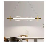 LXYST Hardware Acrylic Gold Chandelier for Bedroom, Dining Living Room and Other Home Decoration(DL100cm)