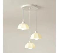 LXYST Head Dome Hanging Lamp Vintage Ceramic Chandelier for Living Room & More