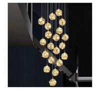 LXYST Home Decor Lights Pendant Lamps Forstaircase Chandeliers for Living Room Hanging Light Indoor (Warm White,20 Heads)