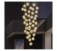 LXYST Home Decor Lights Pendant Lamps Forstaircase Chandeliers for Living Room Hanging Light Indoor (Warm White,40 Heads)