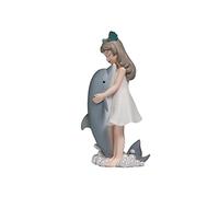 LXYST Home Décor Office Desk Mermaid Tray Statue Decoration Girl Study Resin Fairy Sculpture Decor Ornaments Art Decorative (Color : A)