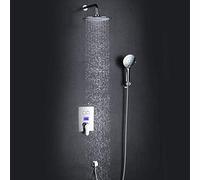 LXYST Hot Concealed Water Power Intelligent Digital Display Anti-Hot Shower Set Bathroom Beautiful Practical