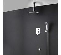 LXYST Hotel Square and Cold Water Concealed Set Two Functions In-Wall Pre-Embedded Box Buried Wall Shower Faucet Beautiful Practical