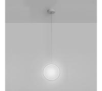 LXYST Indoor 10W Pendant Adjustable Height 180 CM Hanging Lamp Warm White Ring Suspension Lighting Fixtures for Bedroom Livin,-Warm Light