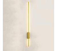 LXYST Indoor Lantern Ceiling Bedside Lamp Aluminum Long Tube Mounted Light Wall Lamps, Art (Gold 80cm)