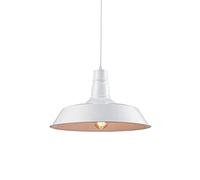LXYST Industrial Retro Style Chandelier Black Pot Lid Pendant Light Metal One-Head Fixture for Bar Café Restaurant Home Decor Unique