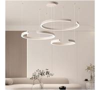 LXYST Irregular Ring - Pendant Lights, Dimmable Circular Round LED Chandelier, Compatible with Living Dining Room Kitchen Foyer Entryway,Chandelier Lamp