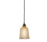 LXYST Kitchen Island Clear Glass Compatible with Dining Room Bedroom Hallway, Ceiling Chandelier