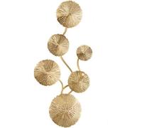 LXYST Leaf Art Light, Flush Luxury, Metal Elegant LED Indoor Wall Mount Lamp, Chandelier(6head)