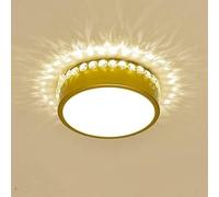 LXYST LED Flush Mount Ceiling Light Fixture-18W Soft Daylight Flat Round Mounted Downlight Lamp Compatible with Closet/Hallway/Stairs/Kitchen/Basement Lighting, Chandeliers