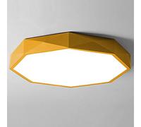 LXYST Led Flush Mount Lamp Easy to Install Lighting Fixture Geometry Saving Ceiling Light for Restaurant Kitchen Corridchildren's Room/Gi/50Cm