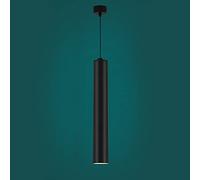 LXYST Led Indoor Ceiling Cylinder Chandelier Vintage Long Tube Hanging Light Minimalist 5W Cylindrical Lamp Home&Commercial Spotlight Clothing Suspension Light/Neutral Light/50Cm