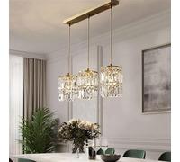 LXYST LED Lamp Dining Crystal Pendant Lights Compatible with Bar Minimalist, Ceiling Chandelier