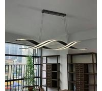 LXYST LED Light, Dimmable, Pendant Creative Table Chandelier with Remote Control For Dining Kitchen Living Room Lamp (Color : B