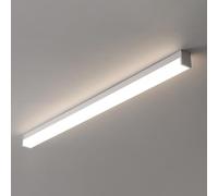 LXYST Led Light Minimalist Long Lamp Linear Strip Chandelier Lighting Fixture Line Close to Ceiling Lamps for Bedroom Kitchen Closet Hallway Lights/White/100Cm