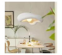 LXYST LED Living Chandelier For Dining Cream Style Room Decoration, Hanging Line Adjustable(White)