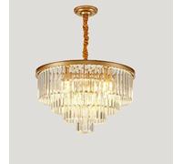 LXYST Led Liviroom Lights E14 Round Sembedded Water Drop Hangilights Corridor Bedroom Energy Class, Chandelier(60Cm 4 Layers)