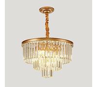 LXYST Led Liviroom Lights E14 Round Sembedded Water Drop Hangilights Corridor Bedroom Energy Class, Chandelier(50Cm 3 Layers)