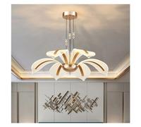 LXYST LED Night Primrose Petals Ceiling Chandeliers Dining Pendant Lamp Home Decor Hanging Light Luster Fixtures,for Living Room