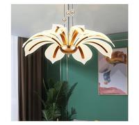 LXYST LED Night Primrose Petals Ceiling Chandeliers Dining Pendant Lamp Home Decor Hanging Light Luster Fixtures,for Living Room