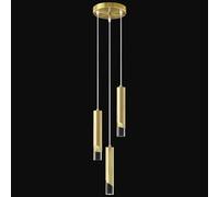 LXYST LIANGMH Pendent Lights in Black Light Bedside Table Small Chandelier, Metal Rod Ceiling Pendant for Kitchen Island Bedroom Restaurant Bar (3-Pack) (Color