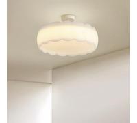 LXYST Light French Romantic Lamps Cream LED Lamp Artistic - Close to Ceiling Lights Compatible with Dining Room,for Living Room